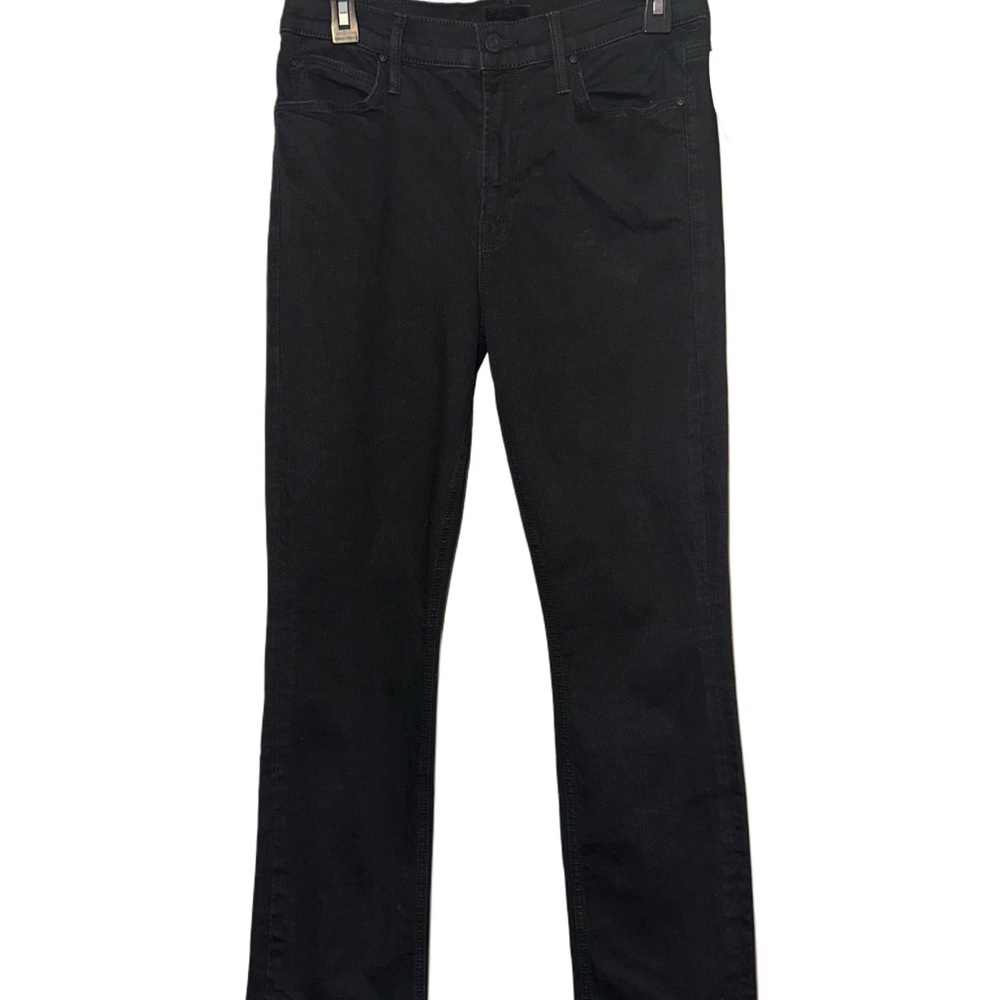 Mother Mid-Rise Straight Leg Jeans